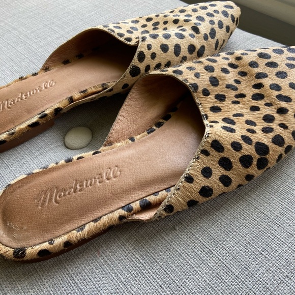 Madewell Remi Mule in Dotted Calf Hair - Picture 2 of 3